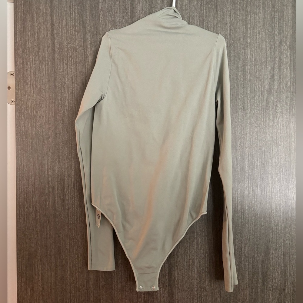 Skims Essential Mock Neck Long Sleeve Bodysuit